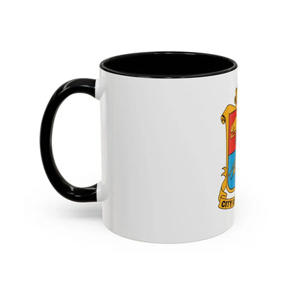 Flag of Brampton Canada - Accent Coffee Mug-Go Mug Yourself