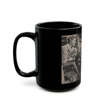 Kim Novak #166 - Scanned Mag. 66 Photos (Vintage Female Icon) Black Coffee Mug-Go Mug Yourself