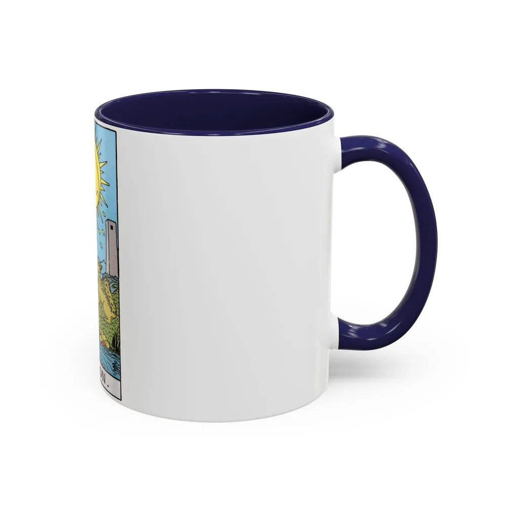 The Moon (Tarot Card) Accent Coffee Mug-Go Mug Yourself