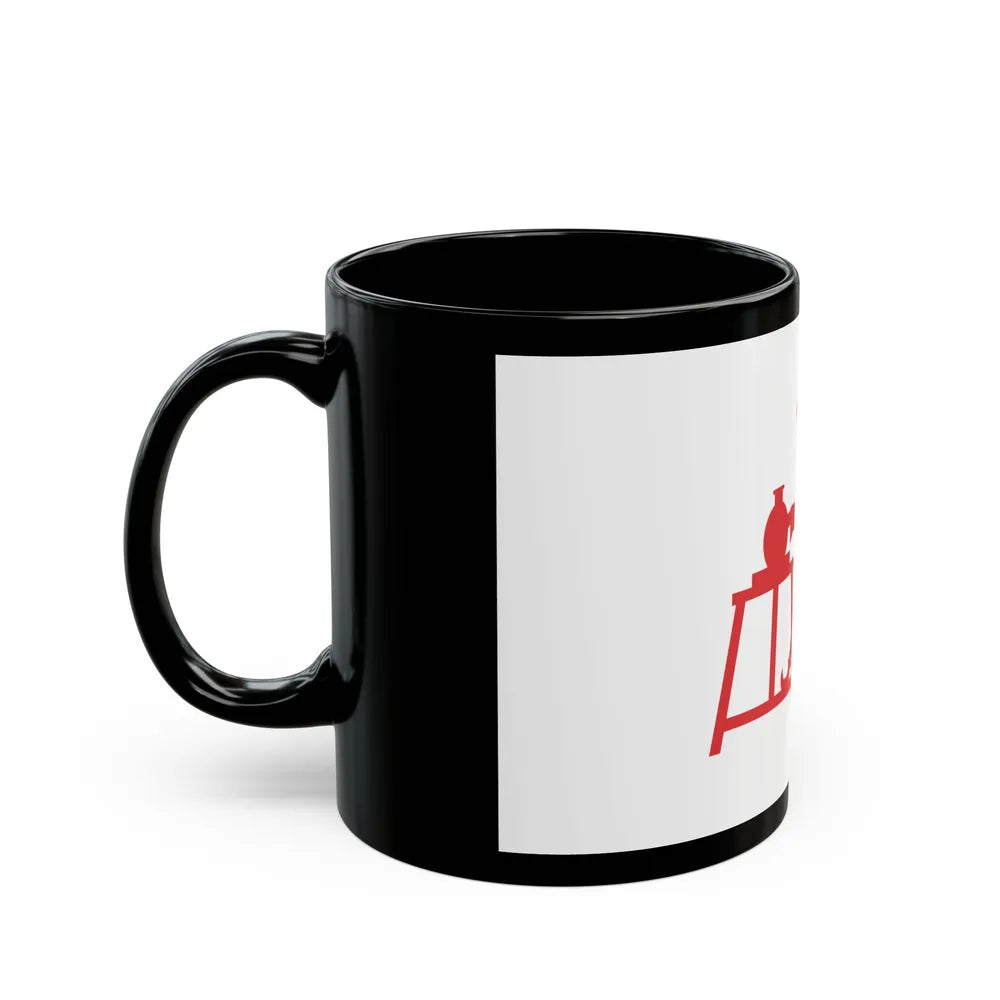 Flag of Horningsea UK - Black Coffee Mug-Go Mug Yourself