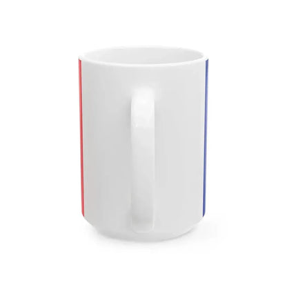 61e regiment dinfanterie de ligne - drapeau (France) White Coffee Mug - Go Mug Yourself