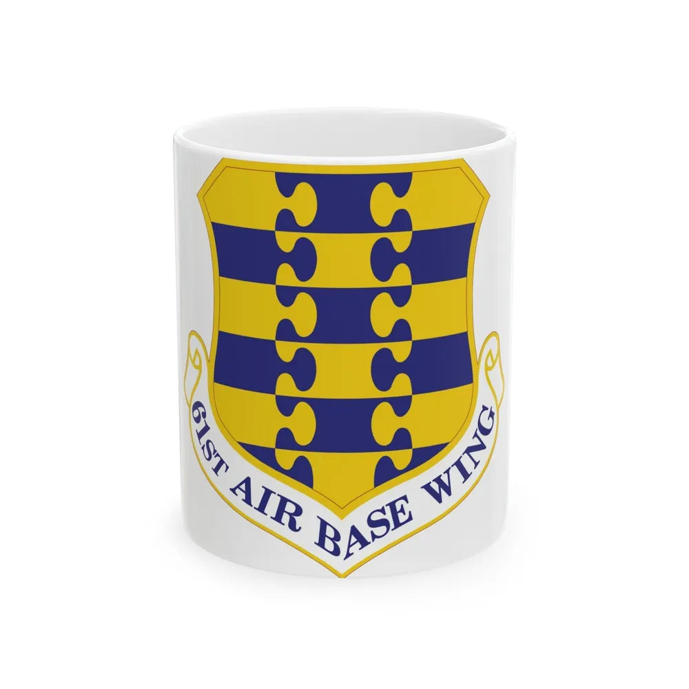 61st Air Base Wing (U.S. Air Force) White Coffee Mug-11oz-Go Mug Yourself