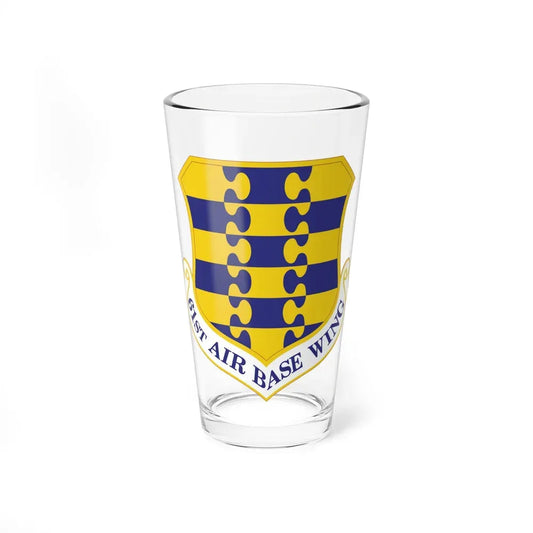 61st Air Base Wing (U.S. Air Force) Pint Glass 16oz 16oz - Go Mug Yourself