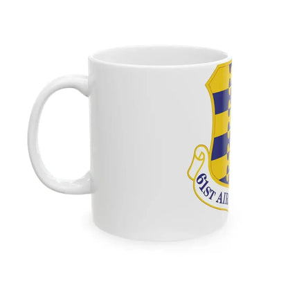 61st Air Base Wing (U.S. Air Force) White Coffee Mug - Go Mug Yourself