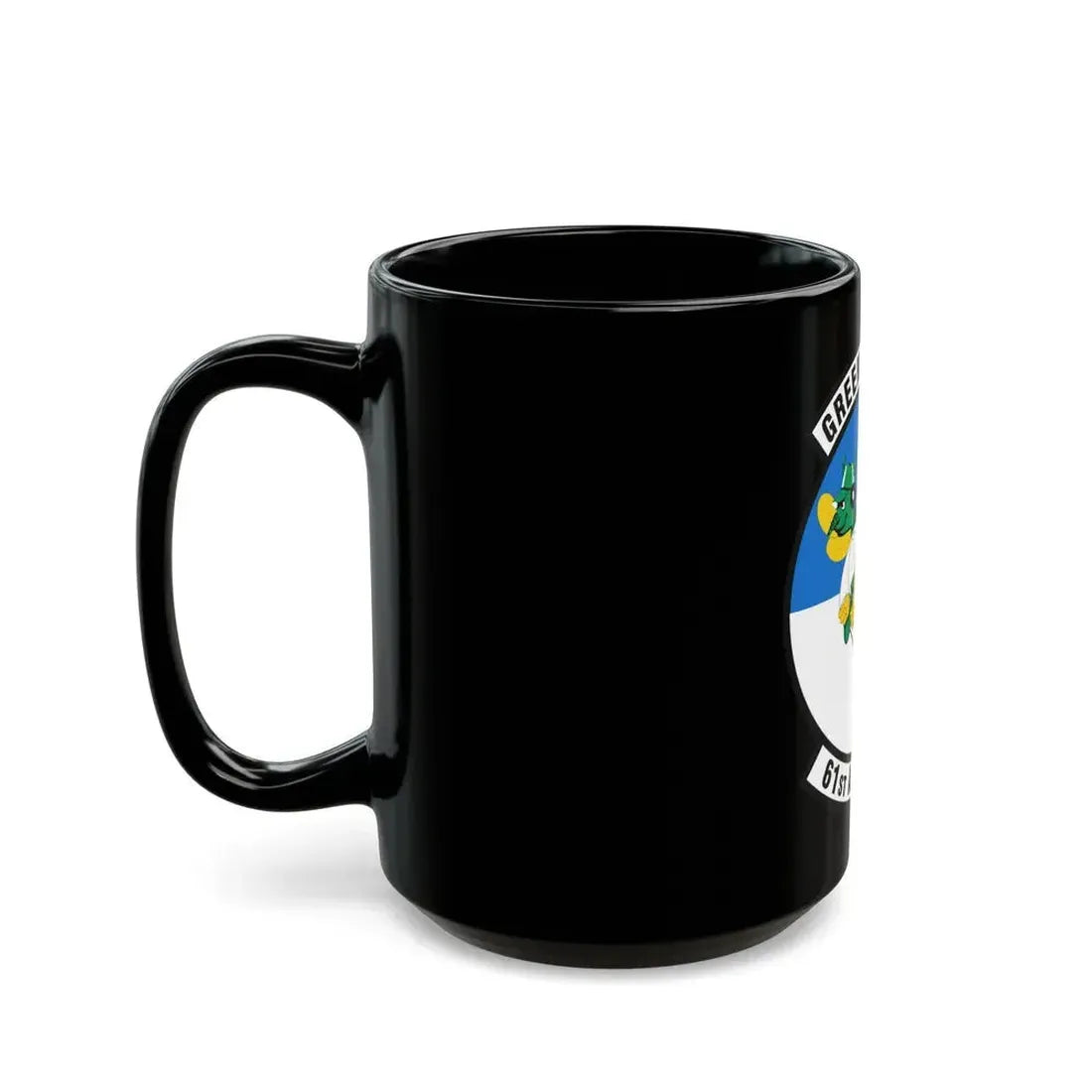61st Airlift Squadron (U.S. Air Force) Black Coffee Mug - Go Mug Yourself