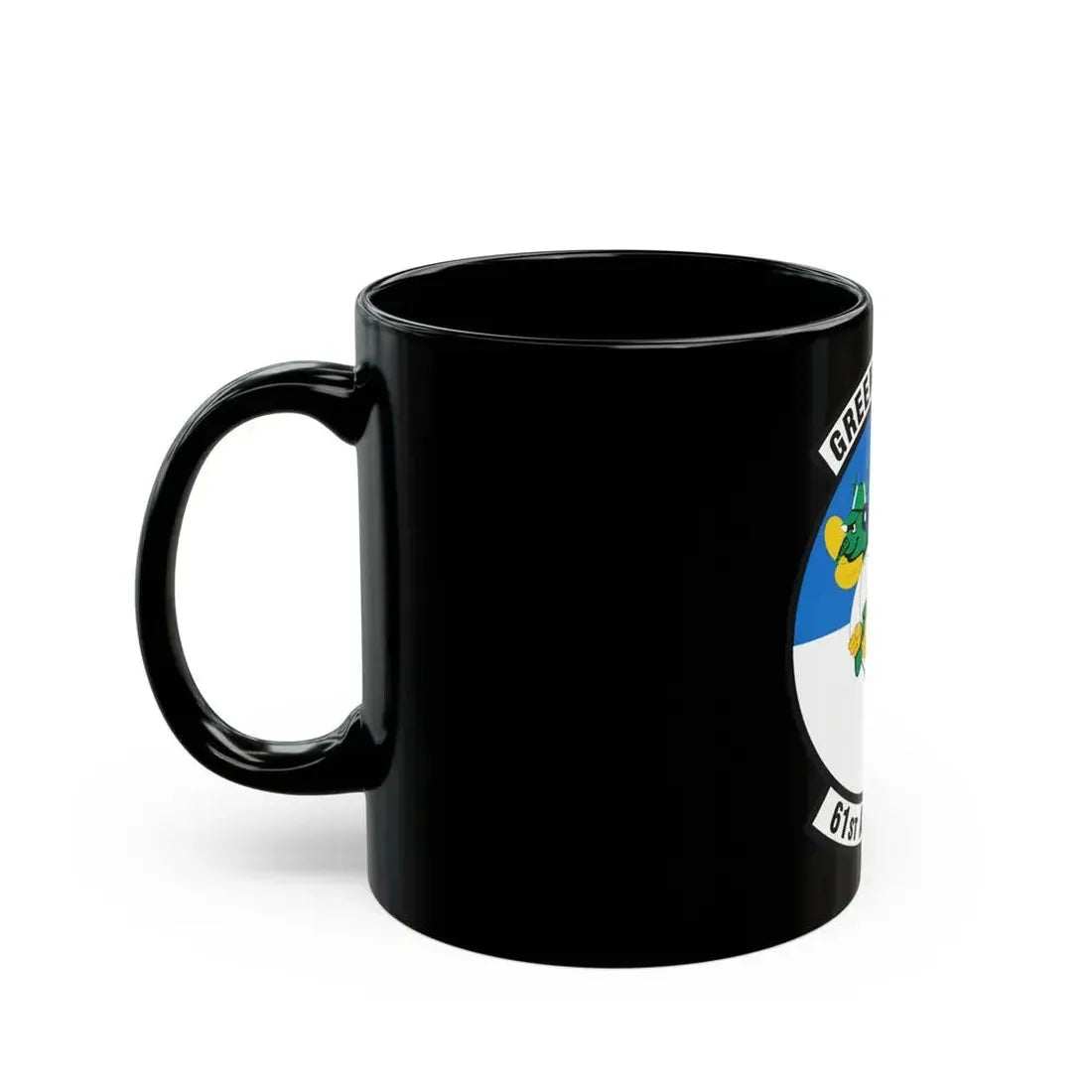 61st Airlift Squadron (U.S. Air Force) Black Coffee Mug - Go Mug Yourself