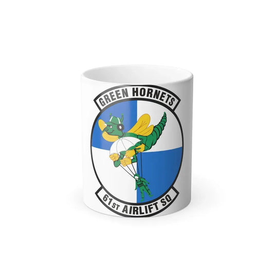 61st Airlift Squadron (U.S. Air Force) Color Changing Coffee Mug 11oz - Go Mug Yourself