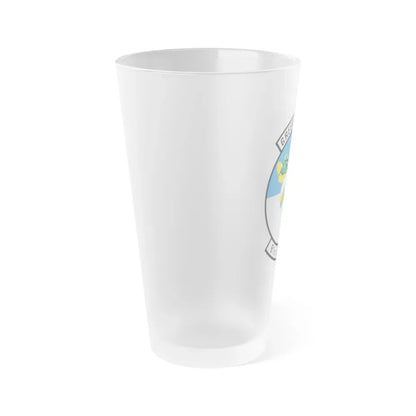 61st Airlift Squadron (U.S. Air Force) Frosted Pint Glass 16oz - Go Mug Yourself