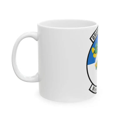 61st Airlift Squadron (U.S. Air Force) White Coffee Mug - Go Mug Yourself