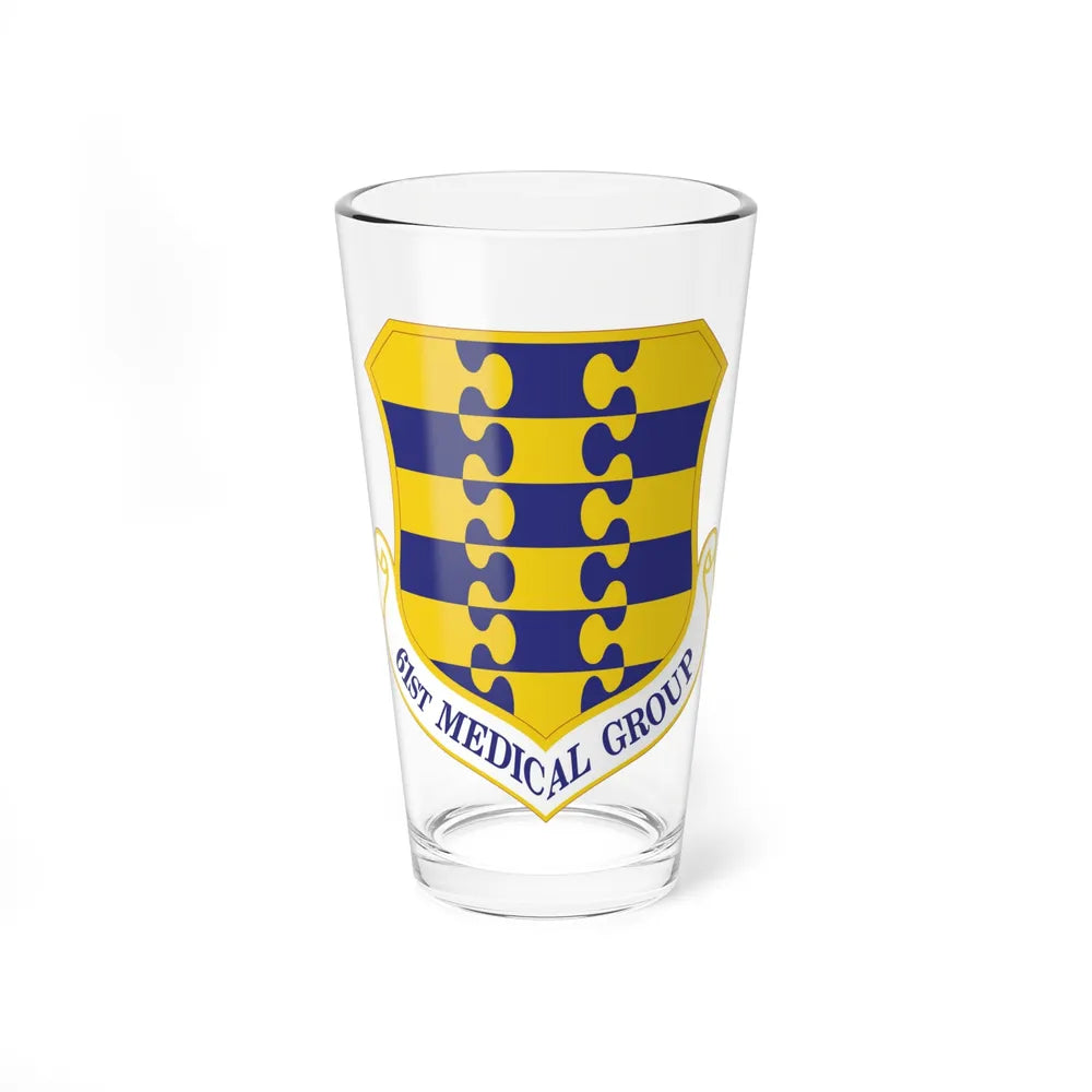 61st Medical Group (U.S. Air Force) Pint Glass 16oz-16oz-Go Mug Yourself