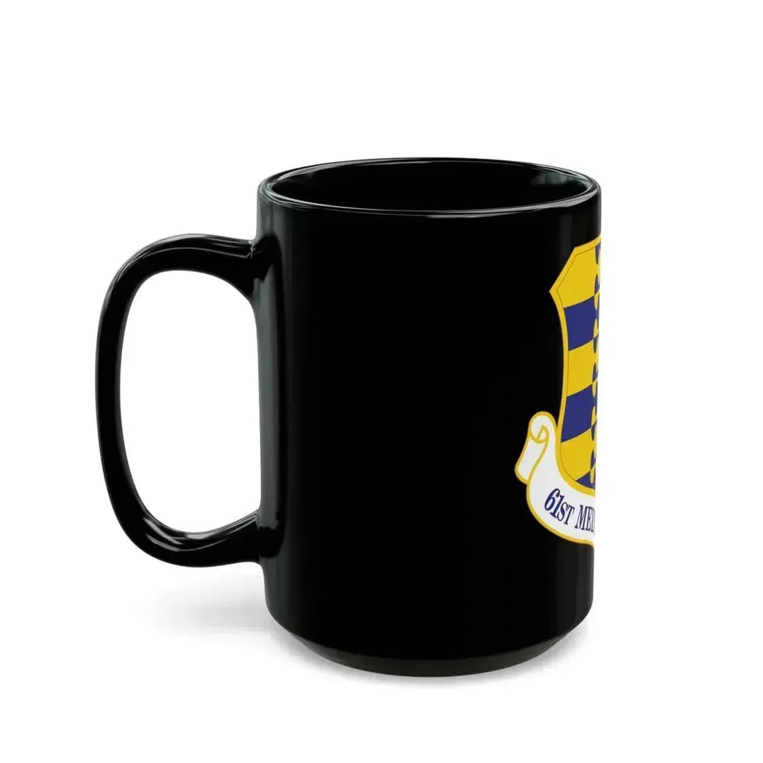 61st Medical Group (U.S. Air Force) Black Coffee Mug - Go Mug Yourself