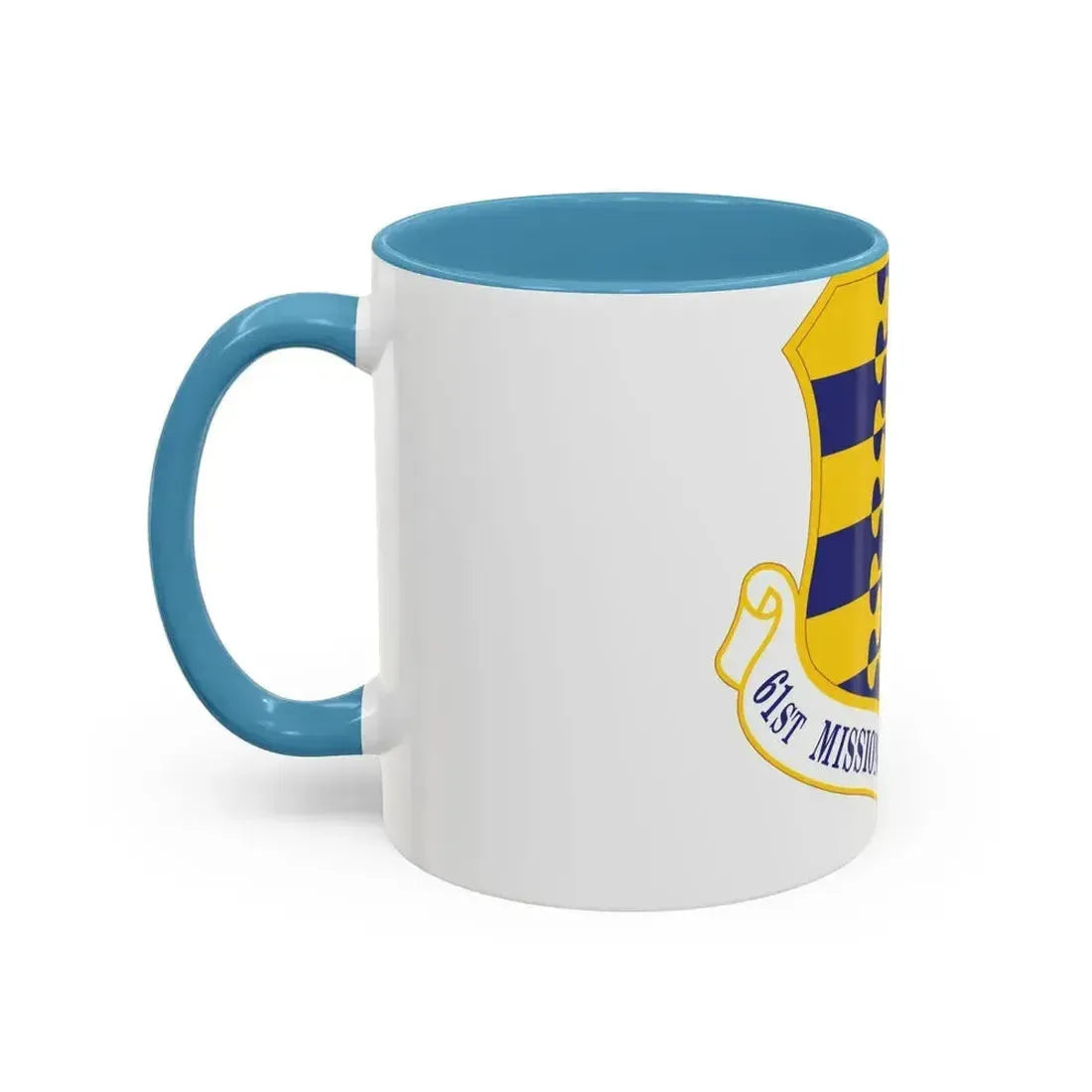 61st Mission Support Group (U.S. Air Force) Accent Coffee Mug - Go Mug Yourself