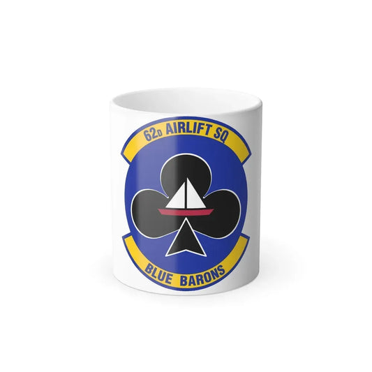 62 Airlift Squadron (U.S. Air Force) Color Changing Coffee Mug 11oz - Go Mug Yourself