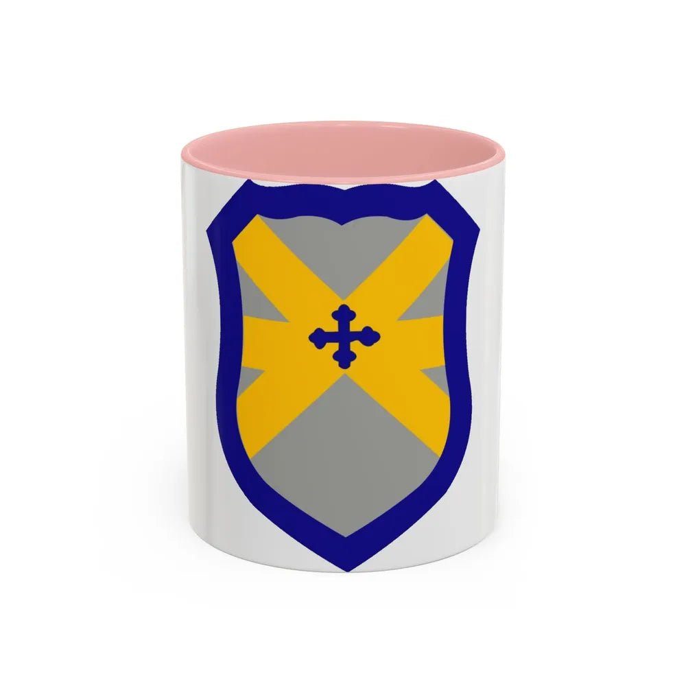 62 Cavalry Division (U.S. Army) Accent Coffee Mug-11oz-Pink-Go Mug Yourself