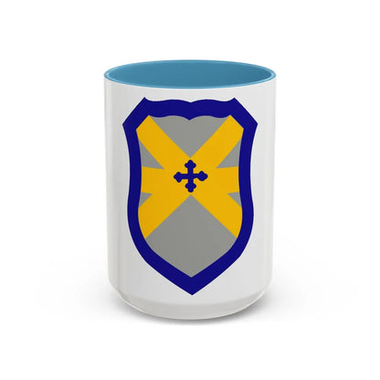 62 Cavalry Division (U.S. Army) Accent Coffee Mug-15oz-Light Blue-Go Mug Yourself