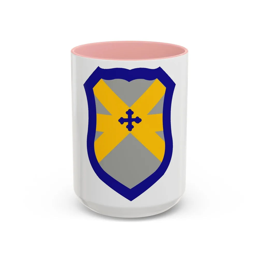 62 Cavalry Division (U.S. Army) Accent Coffee Mug-15oz-Pink-Go Mug Yourself