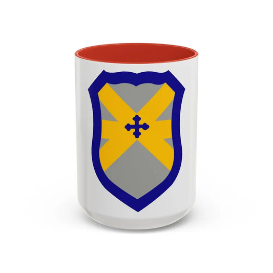 62 Cavalry Division (U.S. Army) Accent Coffee Mug-15oz-Red-Go Mug Yourself