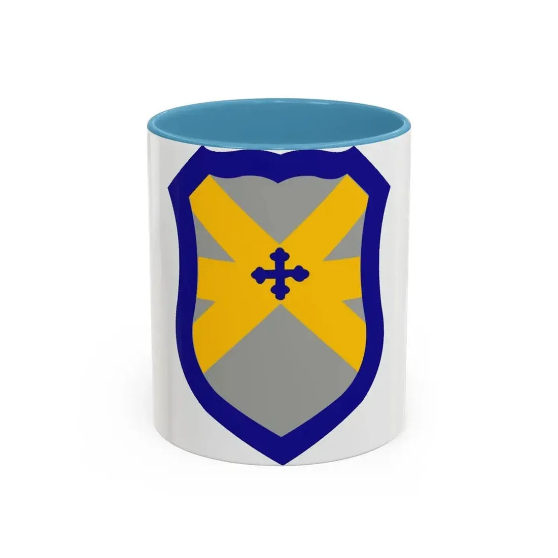 62 Cavalry Division (U.S. Army) Accent Coffee Mug 11oz Light Blue - Go Mug Yourself