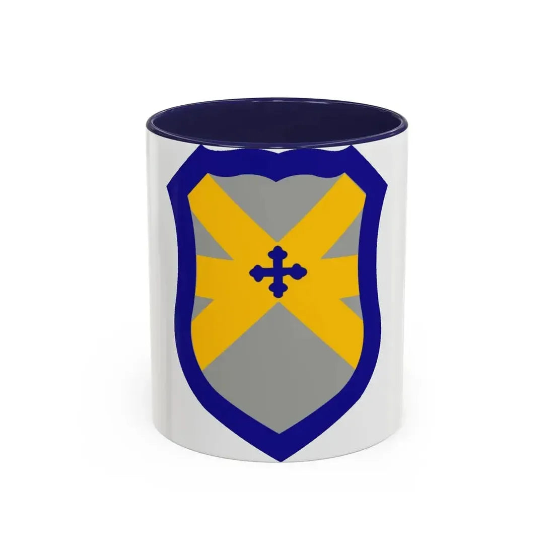 62 Cavalry Division (U.S. Army) Accent Coffee Mug 11oz Navy - Go Mug Yourself
