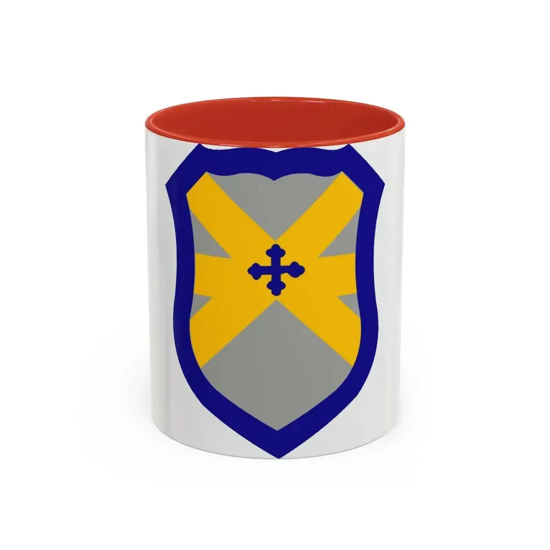 62 Cavalry Division (U.S. Army) Accent Coffee Mug 11oz Red - Go Mug Yourself