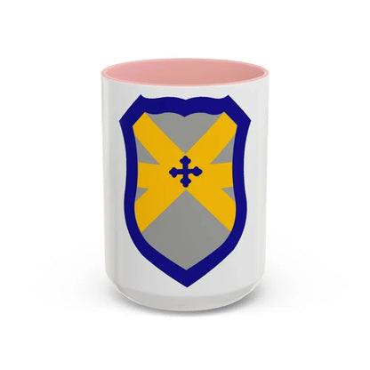 62 Cavalry Division (U.S. Army) Accent Coffee Mug 15oz Pink - Go Mug Yourself