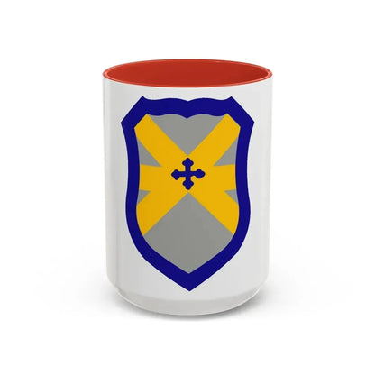 62 Cavalry Division (U.S. Army) Accent Coffee Mug 15oz Red - Go Mug Yourself