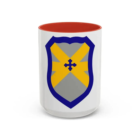 62 Cavalry Division (U.S. Army) Accent Coffee Mug 15oz Red - Go Mug Yourself