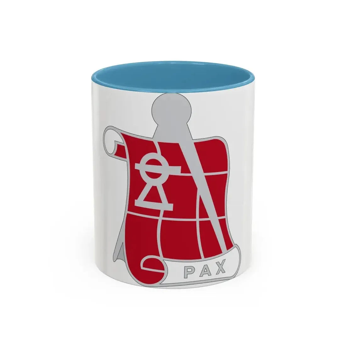 62 Engineer Company (U.S. Army) Accent Coffee Mug 11oz Light Blue - Go Mug Yourself