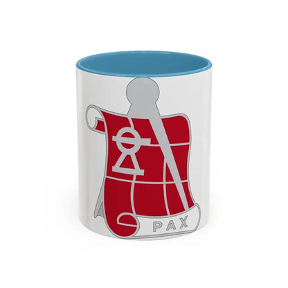 62 Engineer Company (U.S. Army) Accent Coffee Mug 11oz Light Blue - Go Mug Yourself
