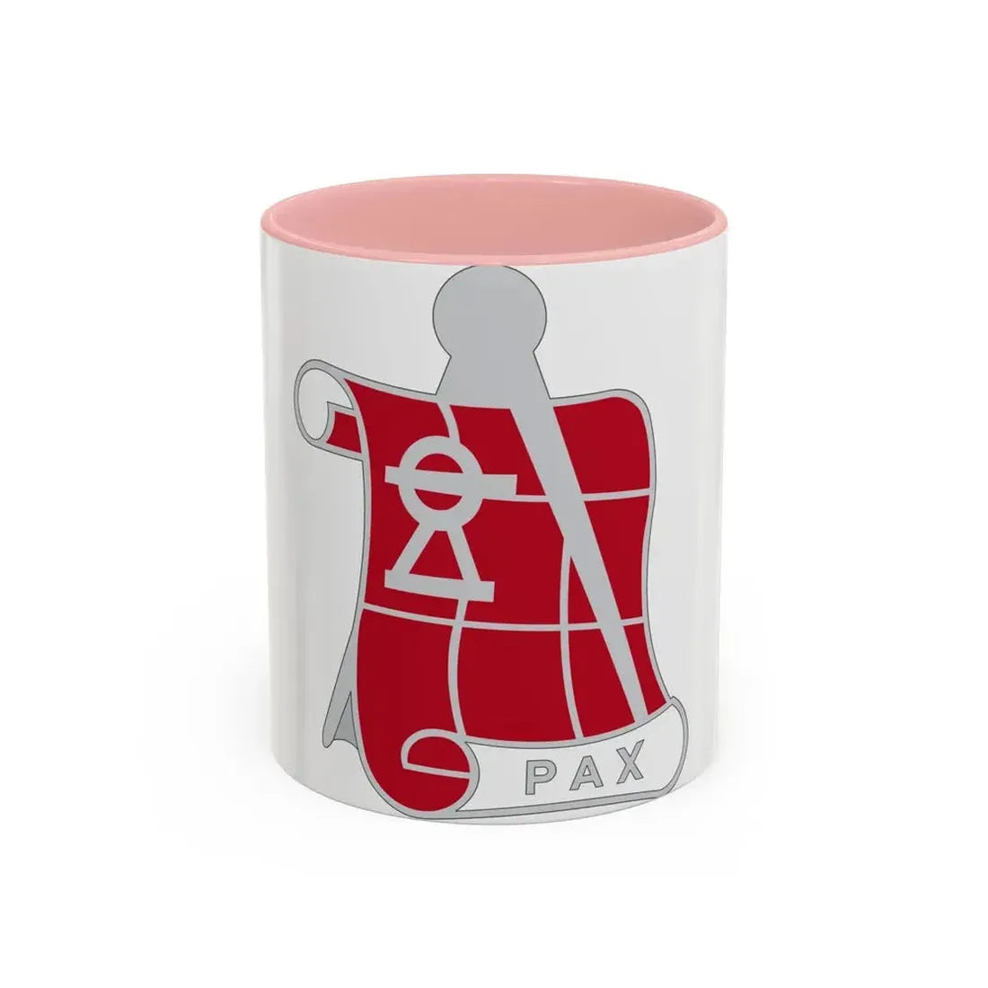 62 Engineer Company (U.S. Army) Accent Coffee Mug 11oz Pink - Go Mug Yourself