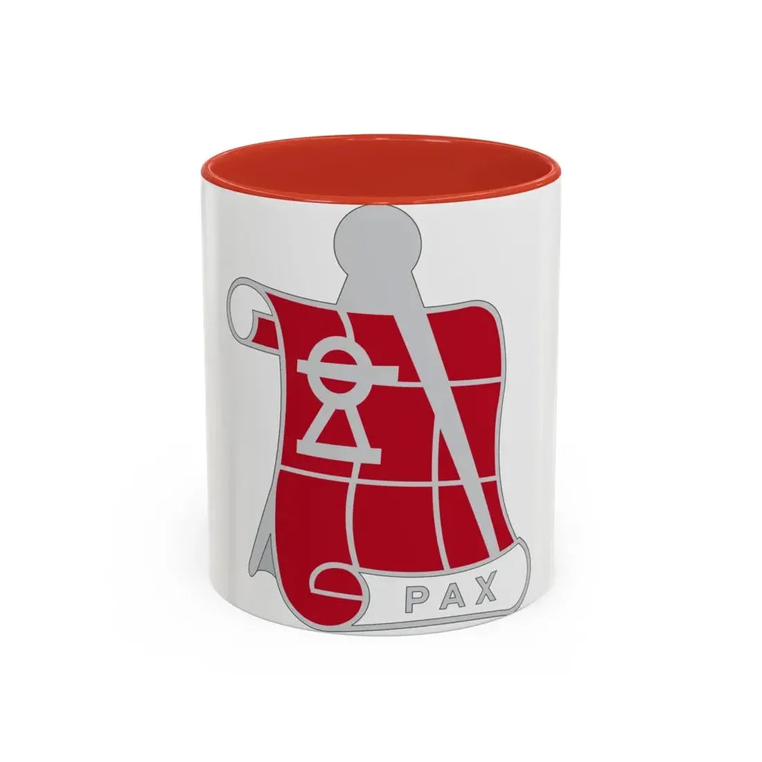 62 Engineer Company (U.S. Army) Accent Coffee Mug 11oz Red - Go Mug Yourself