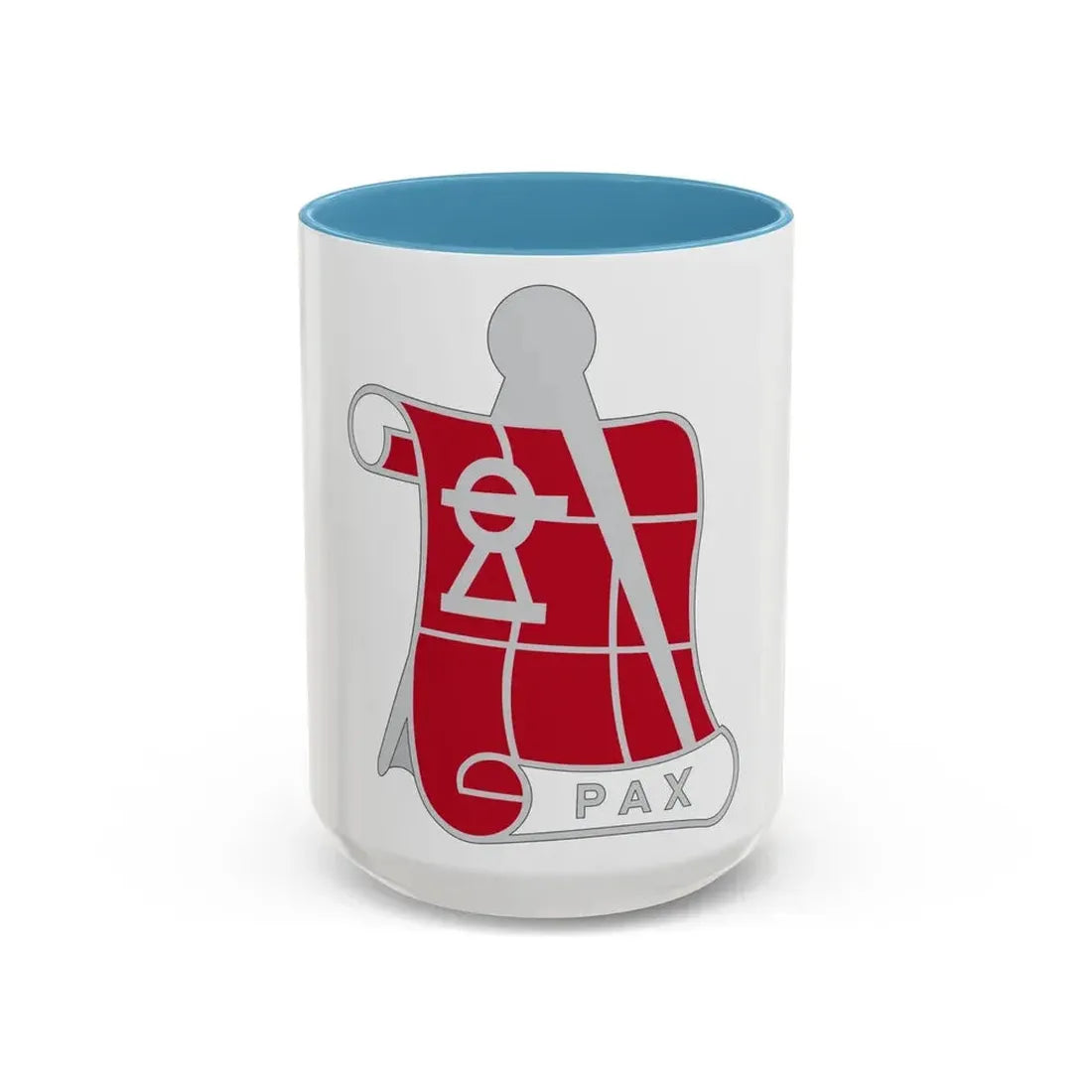 62 Engineer Company (U.S. Army) Accent Coffee Mug 15oz Light Blue - Go Mug Yourself