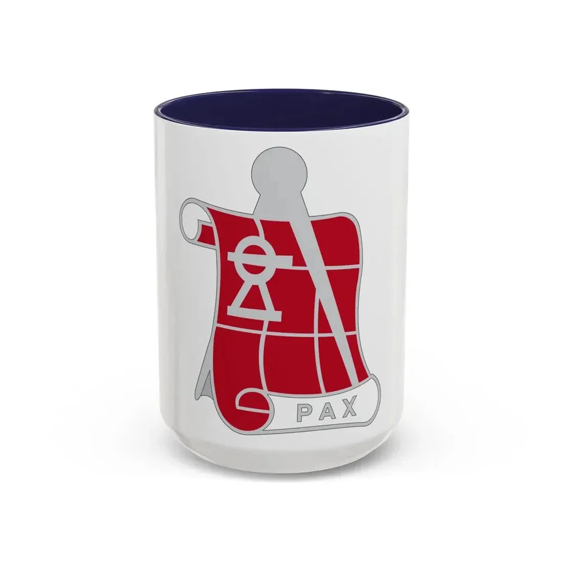 62 Engineer Company (U.S. Army) Accent Coffee Mug 15oz Navy - Go Mug Yourself