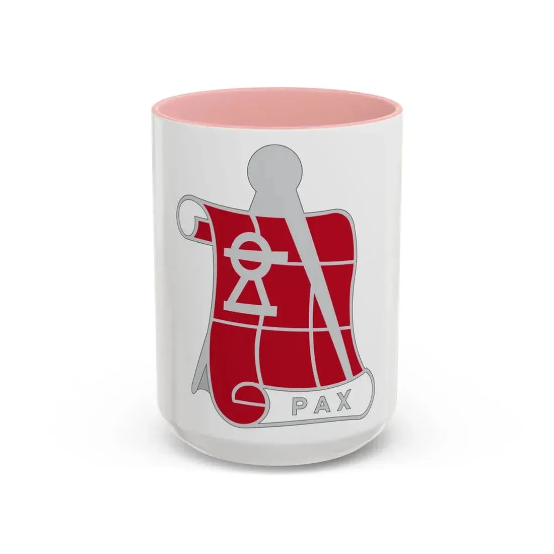 62 Engineer Company (U.S. Army) Accent Coffee Mug 15oz Pink - Go Mug Yourself