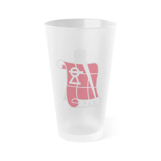 62 Engineer Company (U.S. Army) Frosted Pint Glass 16oz 16oz Frosted - Go Mug Yourself