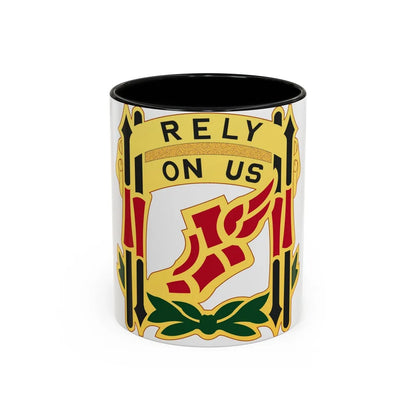 62 Maintenance Battalion (U.S. Army) Accent Coffee Mug-11oz-Black-Go Mug Yourself