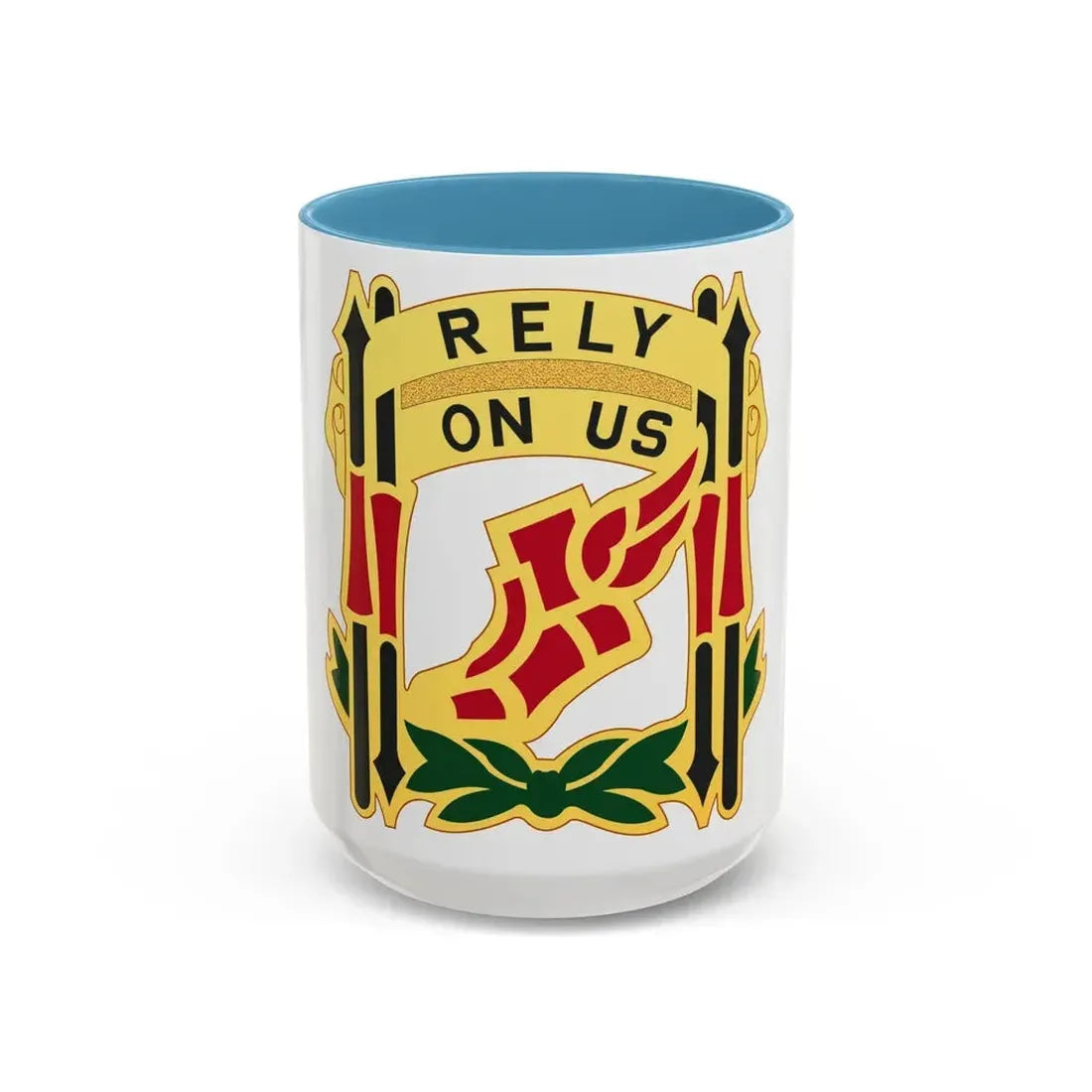 62 Maintenance Battalion (U.S. Army) Accent Coffee Mug 15oz Light Blue - Go Mug Yourself