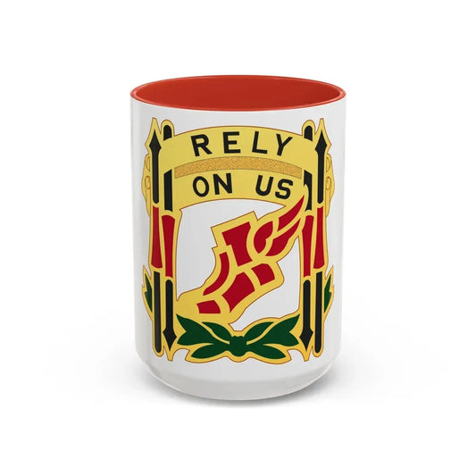 62 Maintenance Battalion (U.S. Army) Accent Coffee Mug 15oz Red - Go Mug Yourself