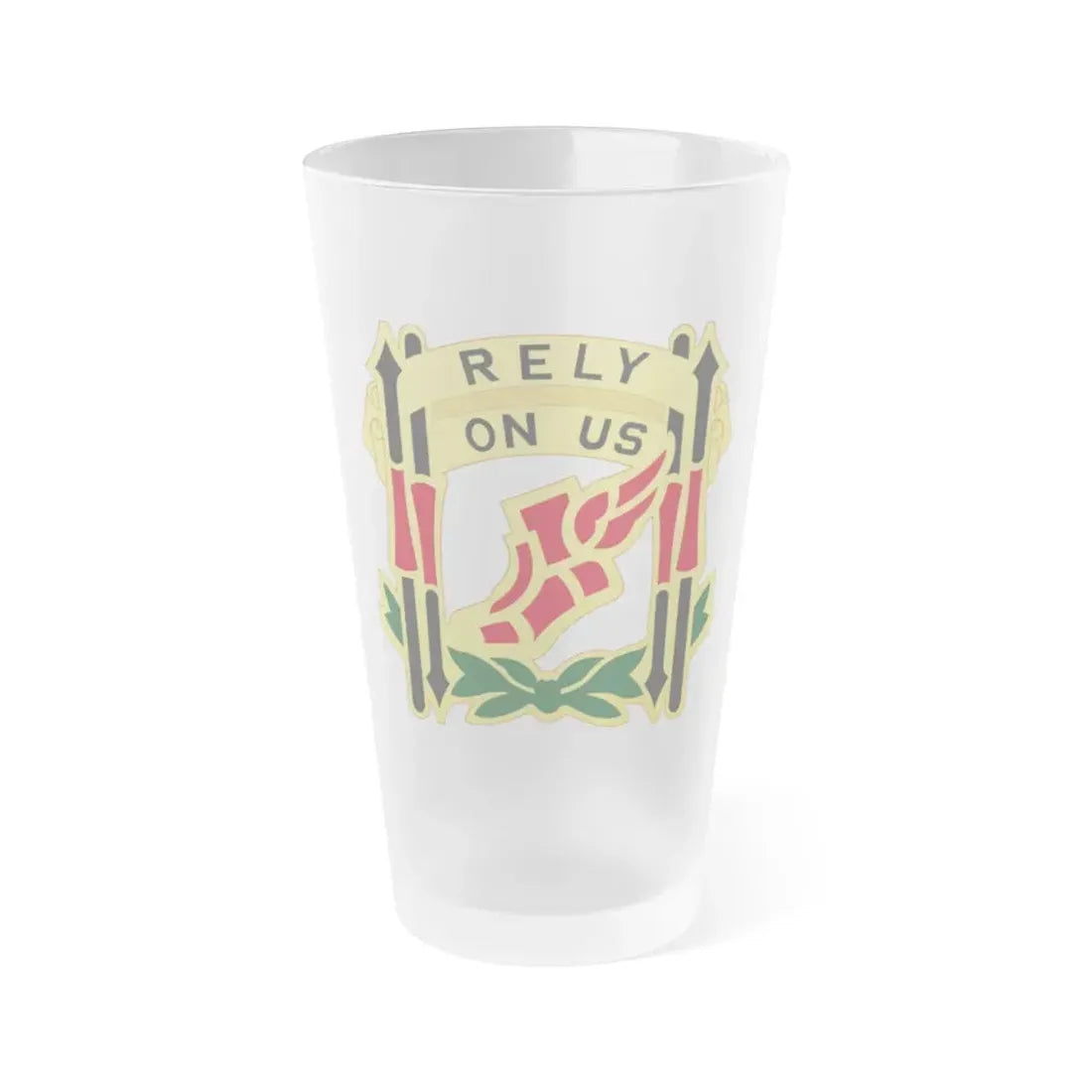 62 Maintenance Battalion (U.S. Army) Frosted Pint Glass 16oz Default Title - Go Mug Yourself