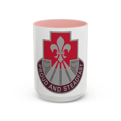 62 Medical Brigade 2 (U.S. Army) Accent Coffee Mug 15oz Pink - Go Mug Yourself
