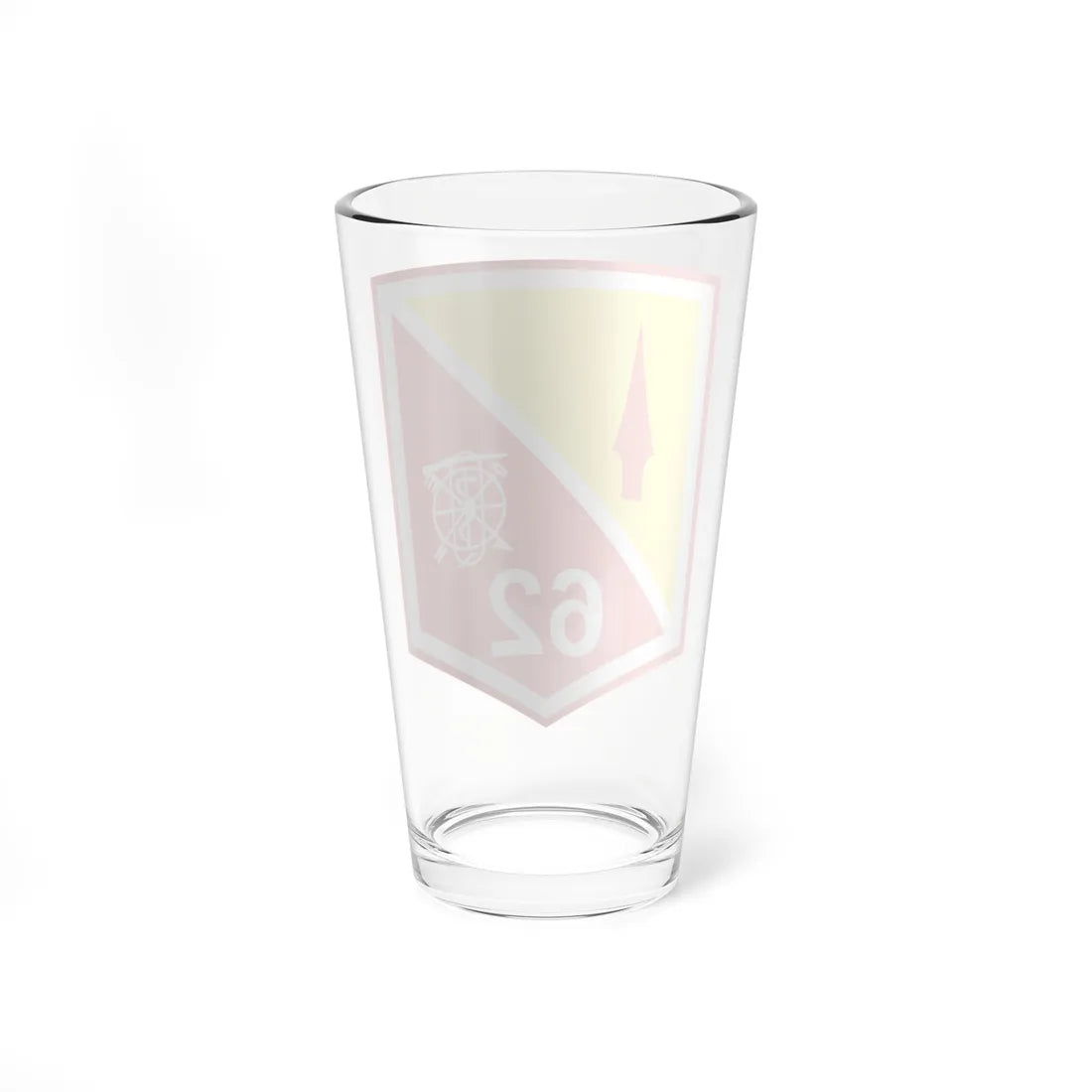 62 Reserve Logistics Battalion (Ireland) (Coat of Arms) Pint Glass 16oz - Go Mug Yourself