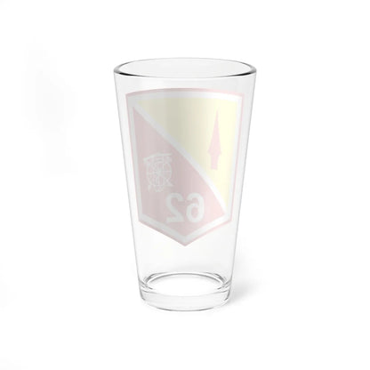 62 Reserve Logistics Battalion (Ireland) (Coat of Arms) Pint Glass 16oz - Go Mug Yourself