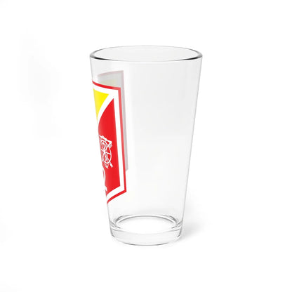 62 Reserve Logistics Battalion (Ireland) (Coat of Arms) Pint Glass 16oz - Go Mug Yourself