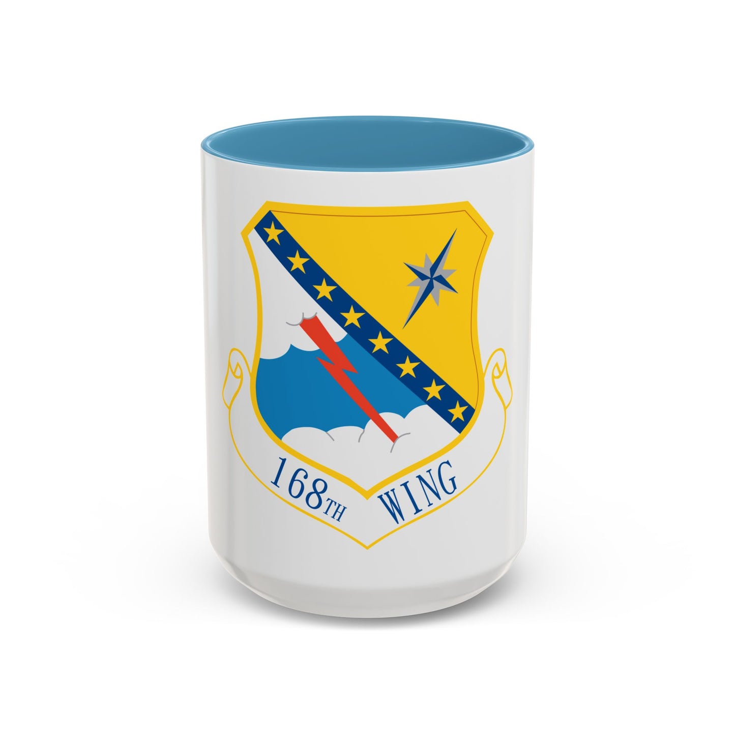 168th Wing emblem (U.S. Air Force) Accent Coffee Mug