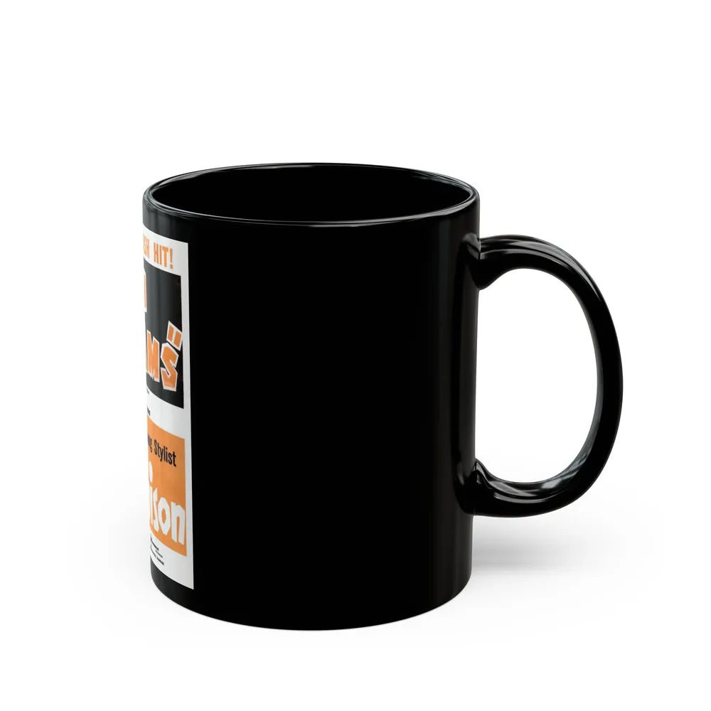 Roy Orbison 1963 (Music Poster) Black Coffee Mug-Go Mug Yourself