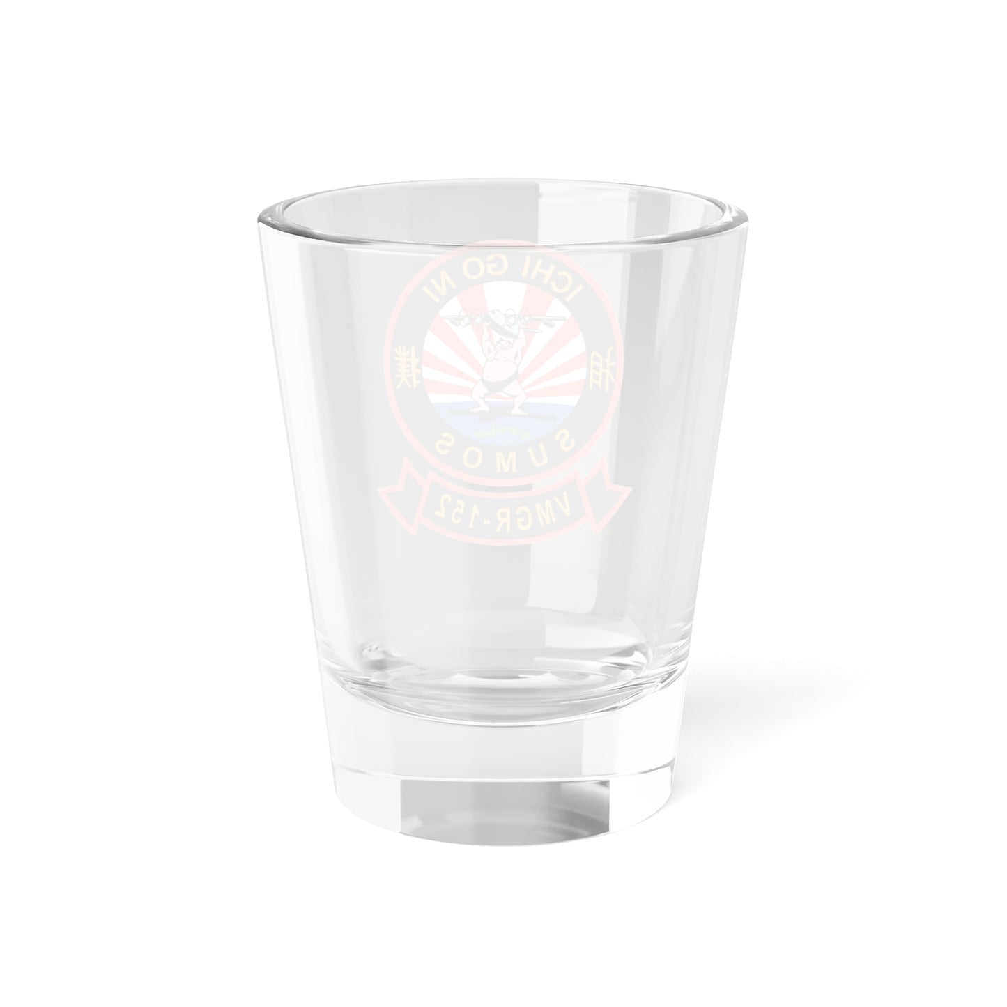 VMGR 152 Sumos ICHI GO NI (U.S. Navy) Shot Glass 1.5oz