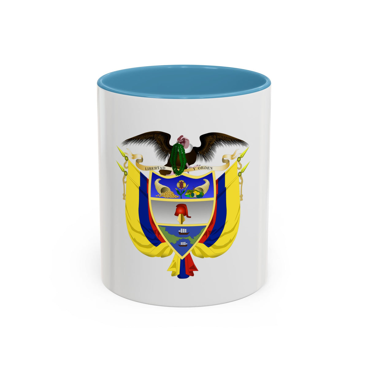 Coat of arms of Colombia 5 - Accent Coffee Mug