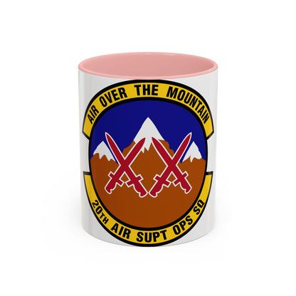 20 Air Support Operations Squadron ACC (U.S. Air Force) Accent Coffee Mug
