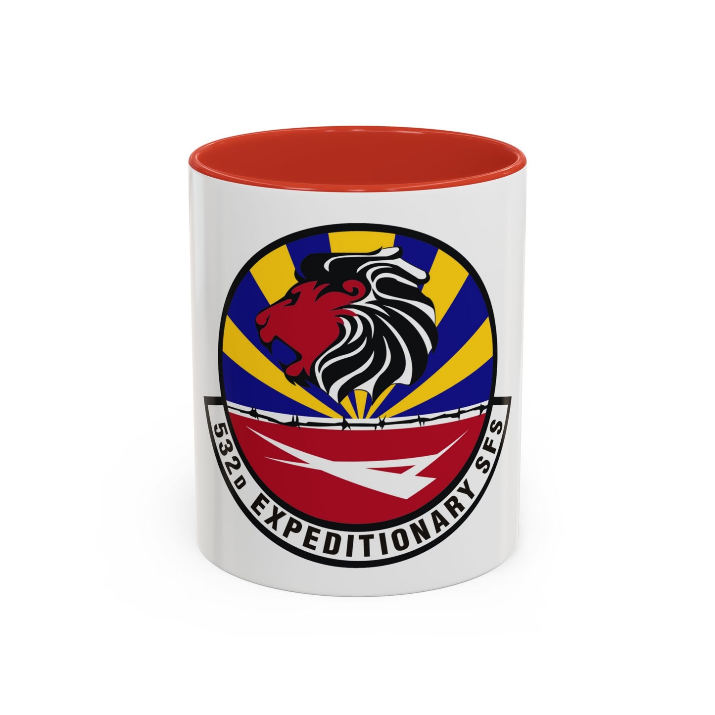 532d Expeditionary Security Forces Squadron (U.S. Air Force) Accent Coffee Mug