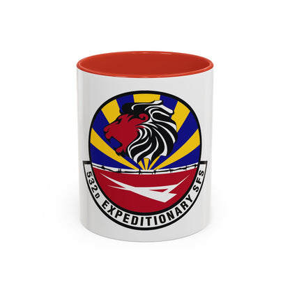 532d Expeditionary Security Forces Squadron (U.S. Air Force) Accent Coffee Mug